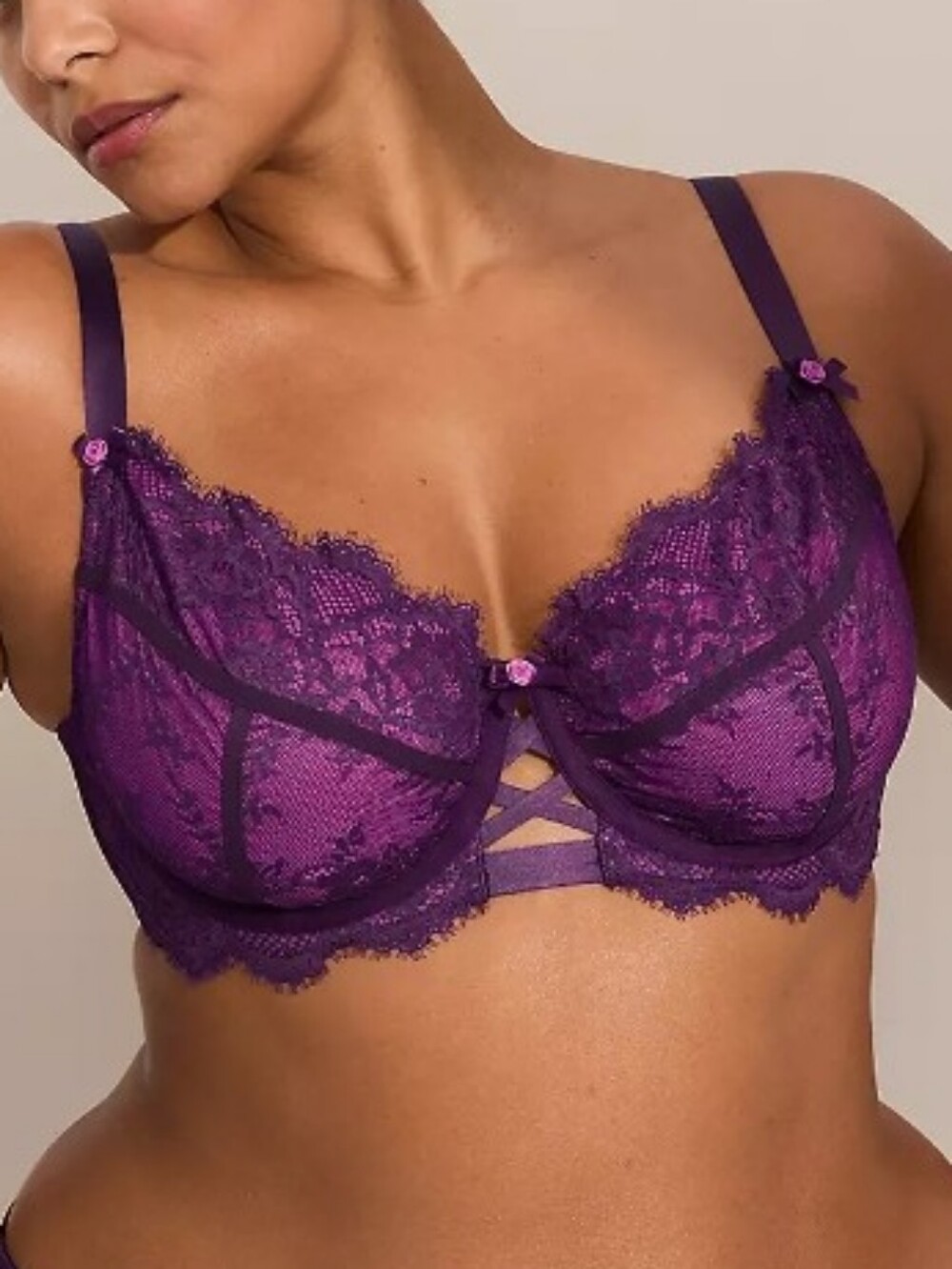 Cacique 44DDD Unlined Balconette Bra